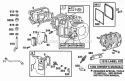 Cylinder Heads Diagram and Parts List for 42C777-1237-01  Briggs and Stratton Engine